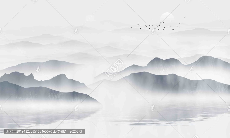 新中式山水
