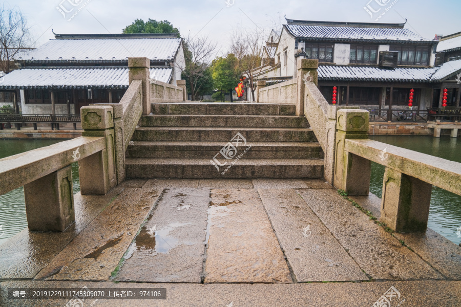 中国无锡荡口古镇古建筑旅游景点