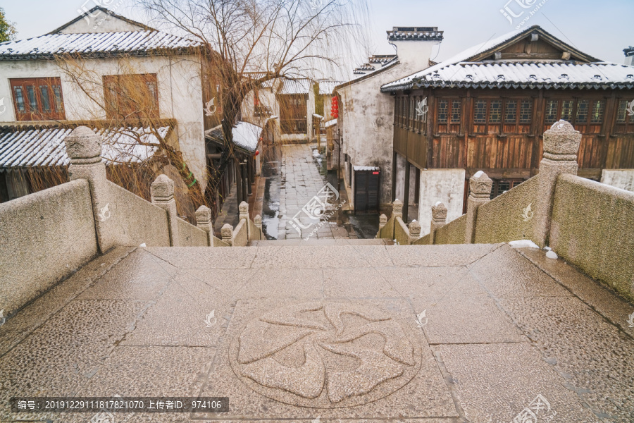 中国无锡荡口古镇古建筑旅游景点