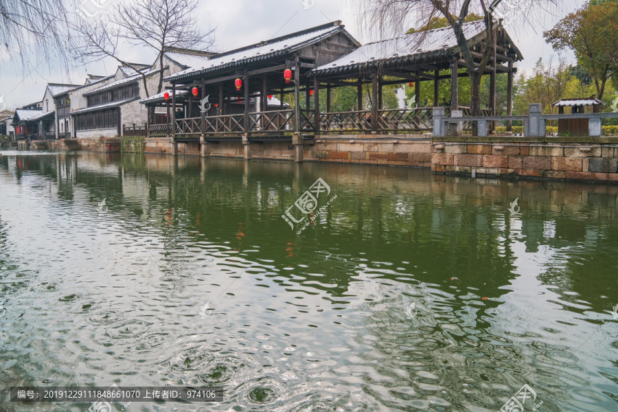 中国无锡荡口古镇古建筑旅游景点