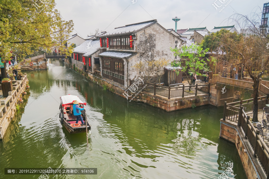 中国无锡荡口古镇古建筑旅游景点