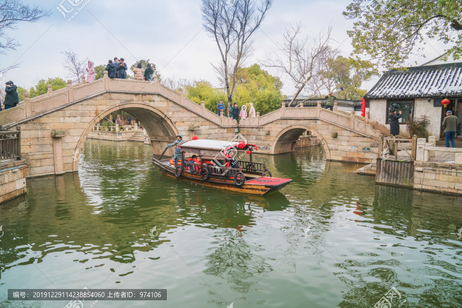 中国无锡荡口古镇古建筑旅游景点