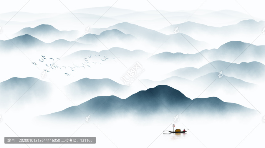 抽象山水
