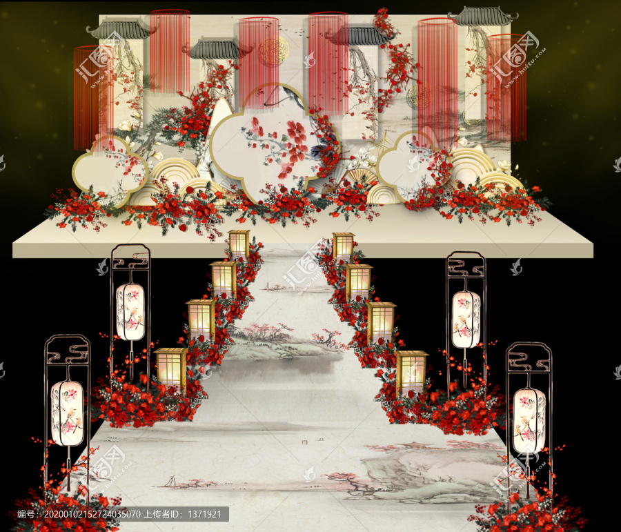 新中式婚礼舞台