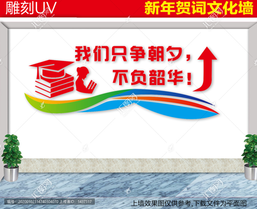新年賀詞文化墻