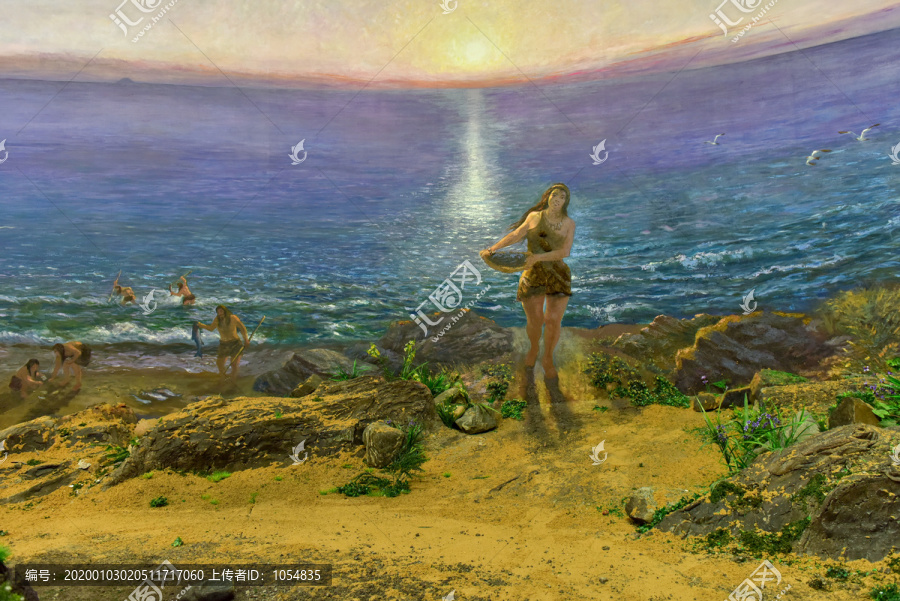 海边的原始人类