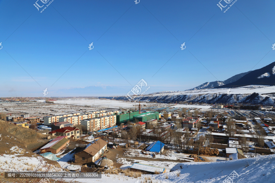 乌鲁木齐南山雪景