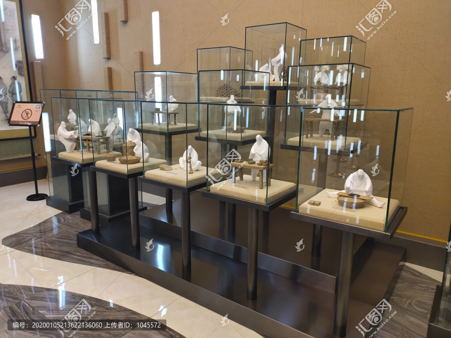 茶文化玻璃展示柜