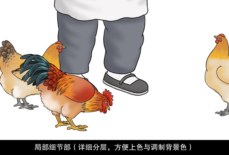 喂雞