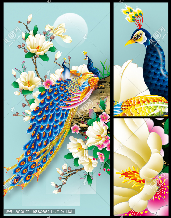 孔雀玉蘭花玄關(guān)