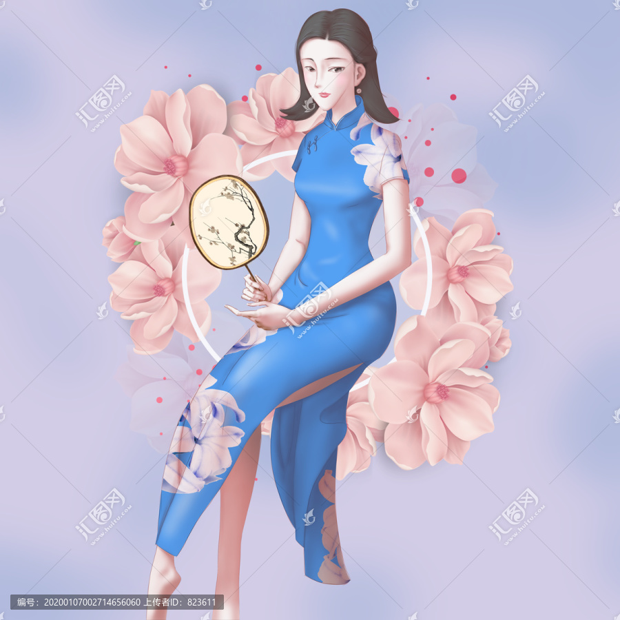 旗袍人物