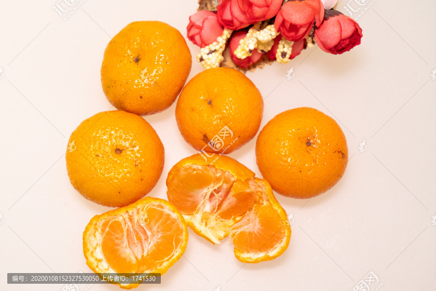 有机新鲜的柑橘水果