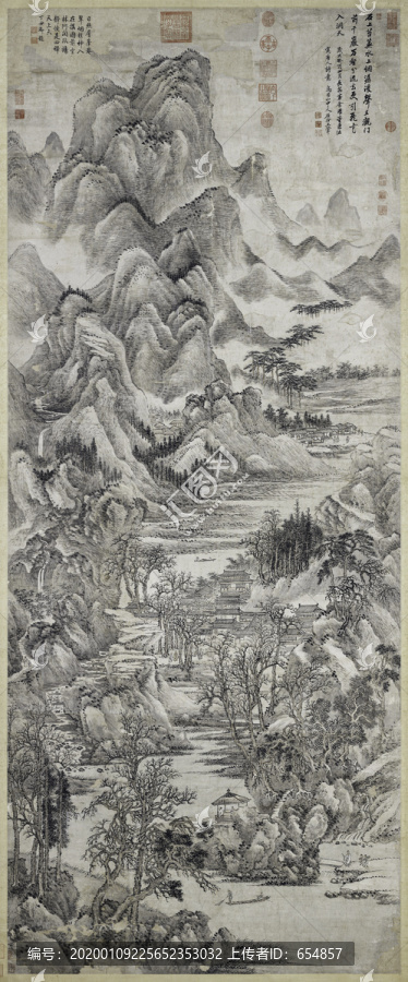 王翬千巖萬壑圖