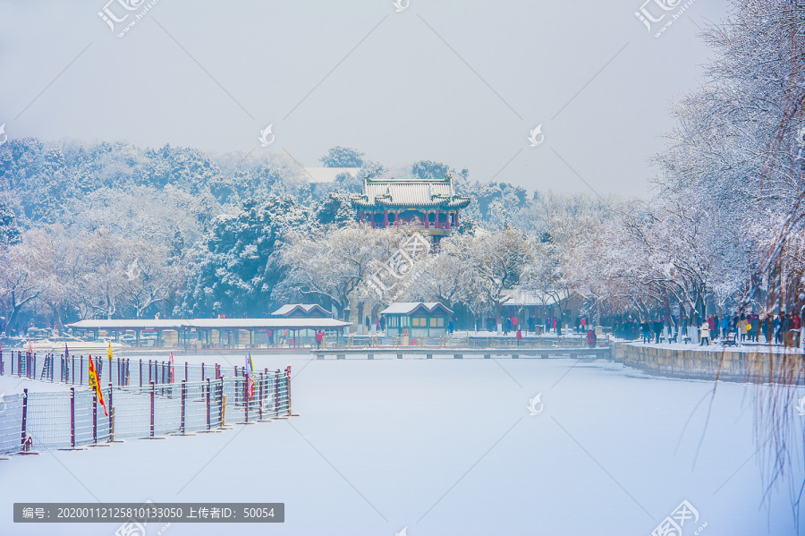 北京颐和园雪景