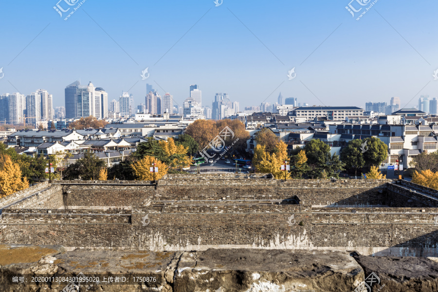 南京中华门城市风光