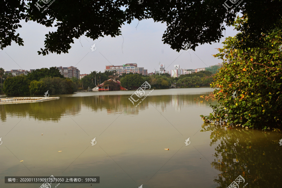 湖畔风景