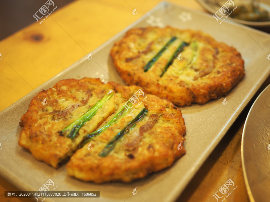 韩式葱饼