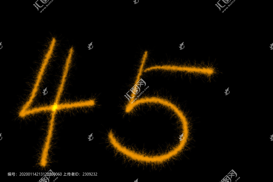 倒計時數(shù)字45