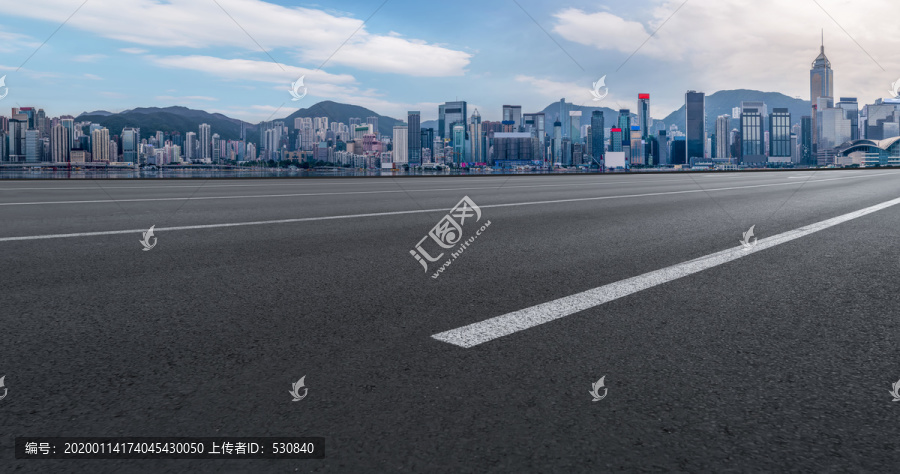 高速公路和建筑景观