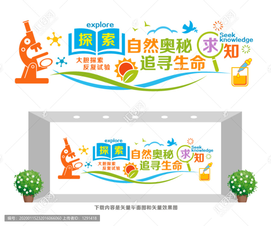 科學(xué)實(shí)驗(yàn)形象墻