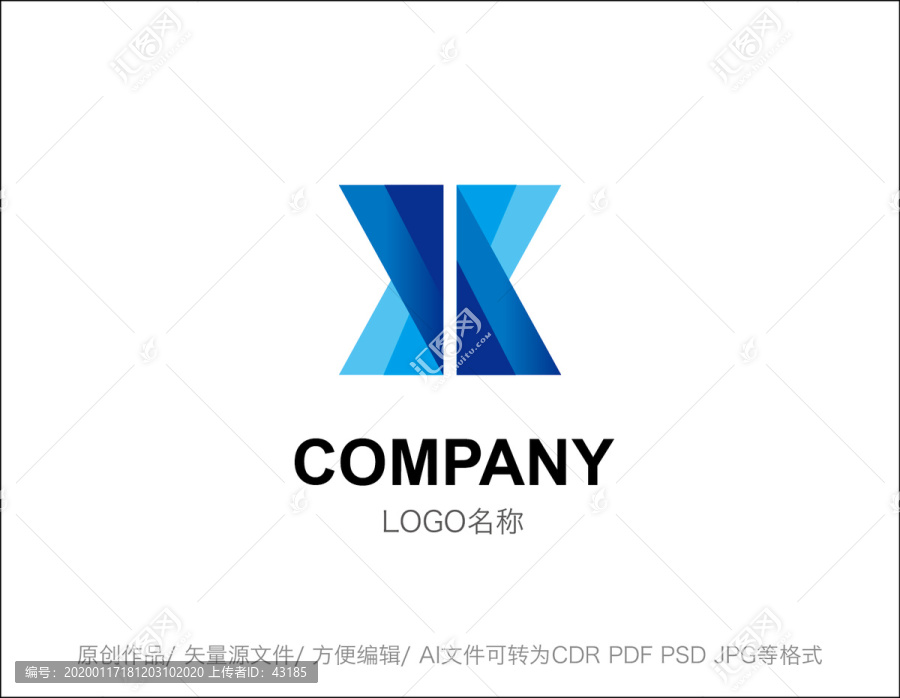 x字母logo