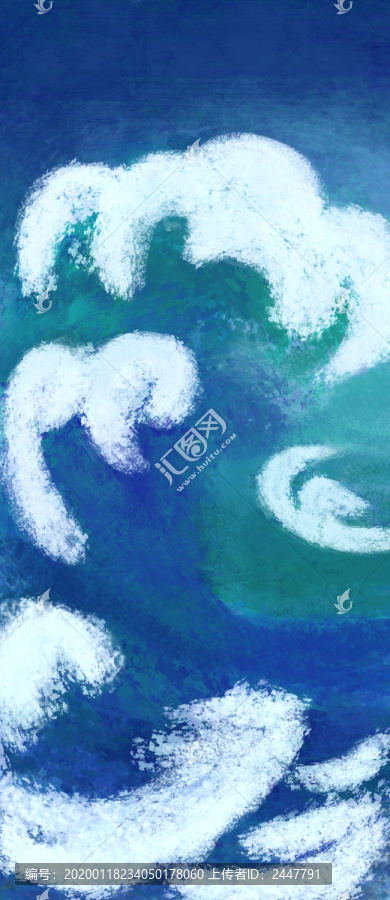 現(xiàn)代裝飾畫浪