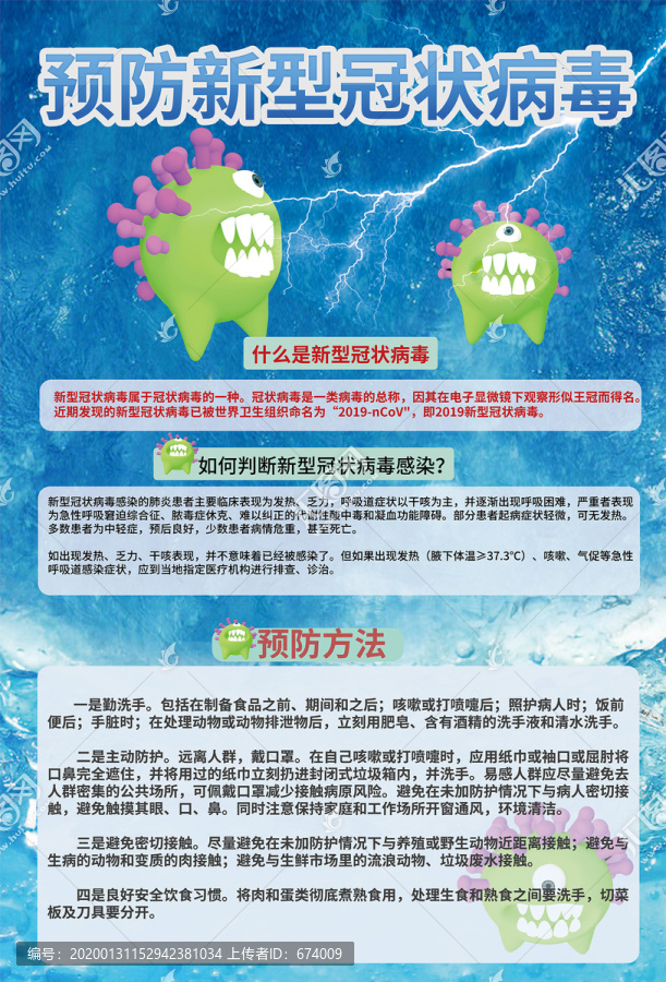 預防新型冠狀病毒