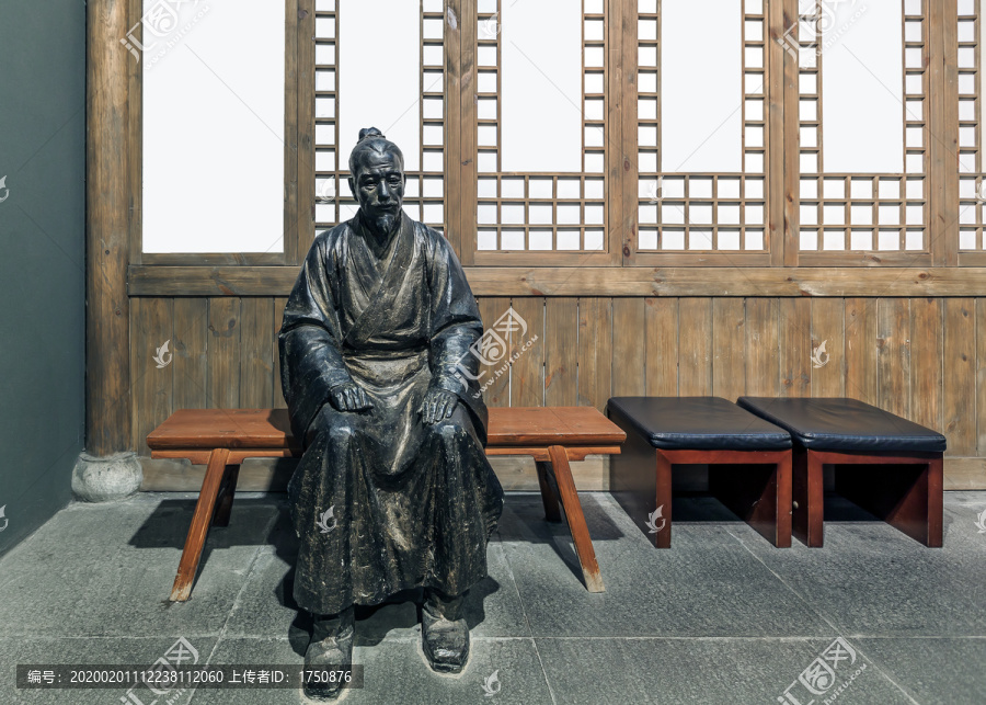 南京江南贡院古代人物雕塑