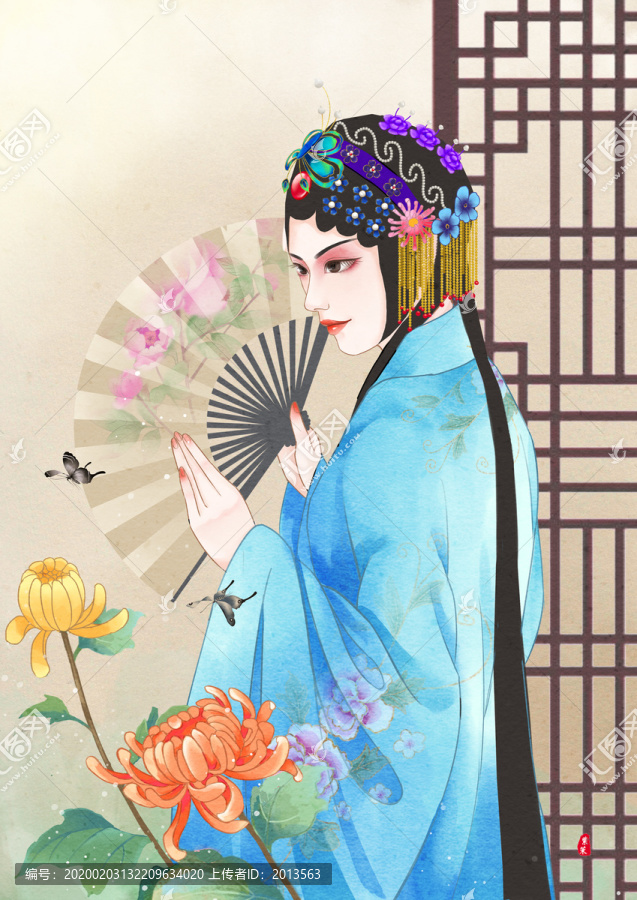 戲曲人物青衣