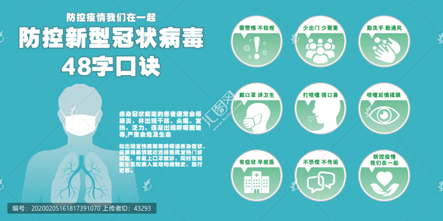 預(yù)防新型冠狀病毒48字守則