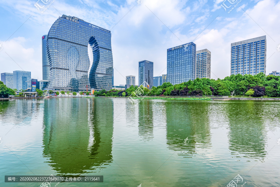 杭州滨江区标志建筑杭州印