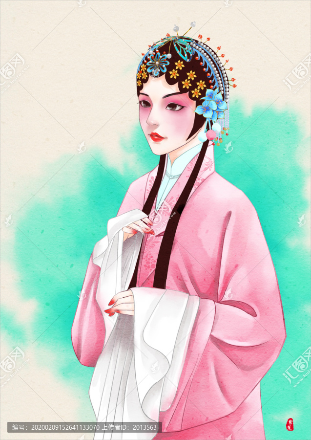 戲曲人物青衣