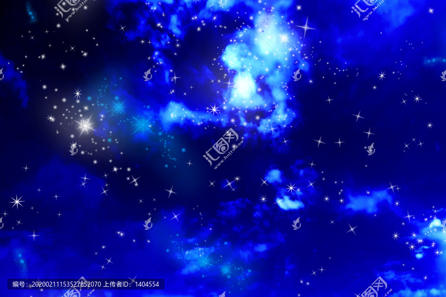 藍(lán)色星空背景