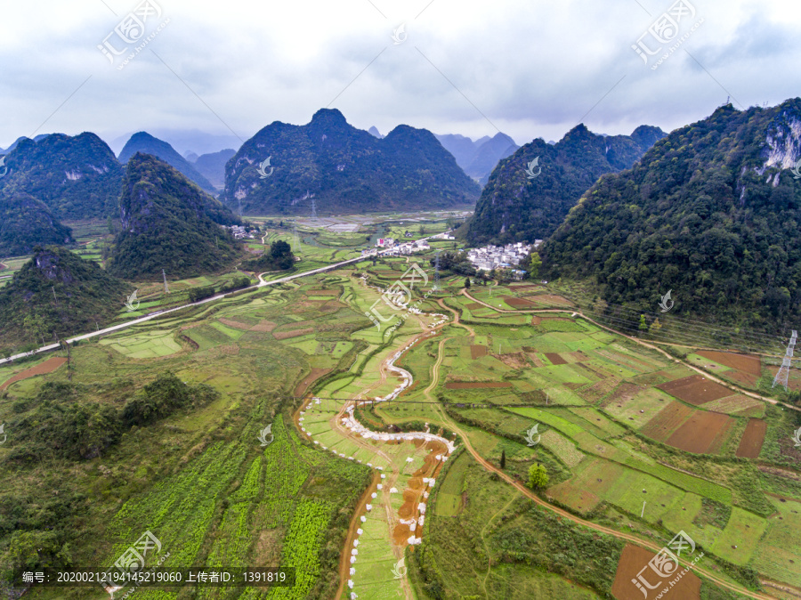 百色市靖西市山区风光