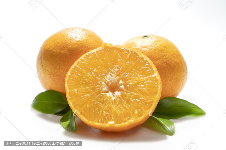 热带绿色水果橘子