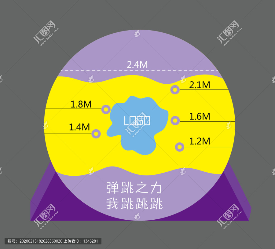 弹力跳跳活动道具