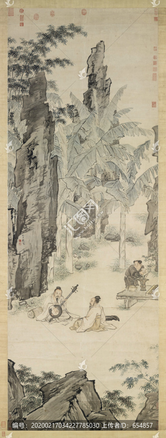 仇英蕉陰結(jié)夏圖
