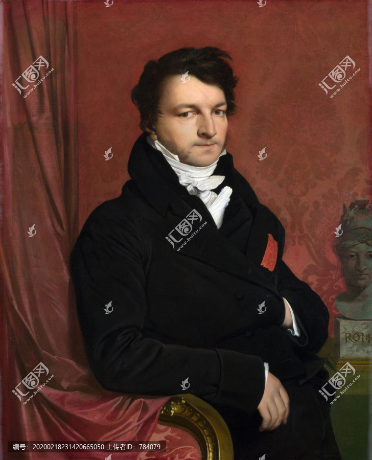 让·奥古斯特·多米尼克·安格尔诺文斯先生肖像