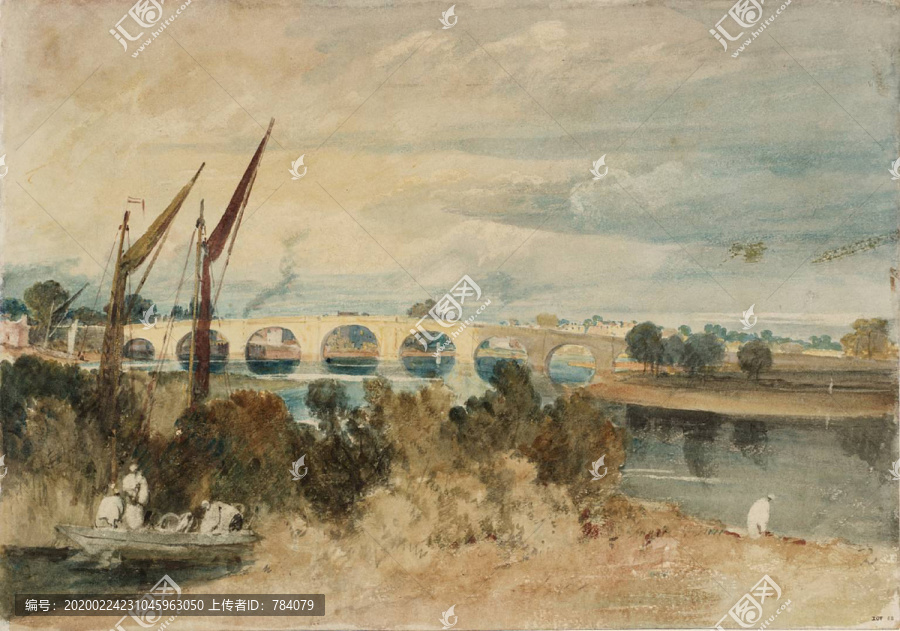 约瑟夫·马洛德·威廉·透纳泰晤士河和邱桥
