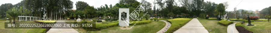 广东外语外贸大学雕塑园360
