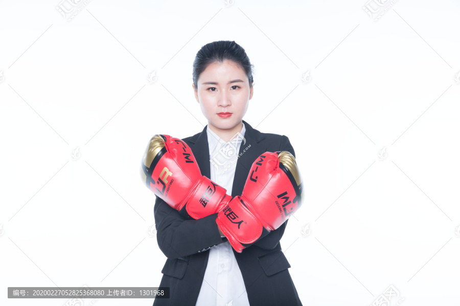 女生拳击高清摄影图片