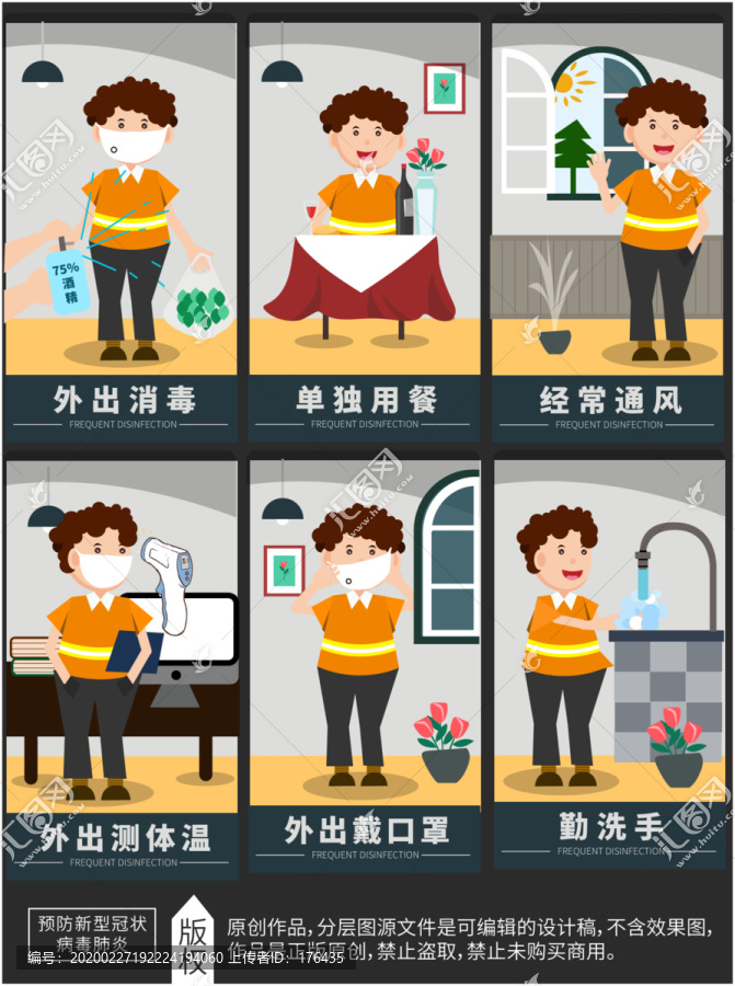 復(fù)工防控新冠狀病毒注意事項(xiàng)