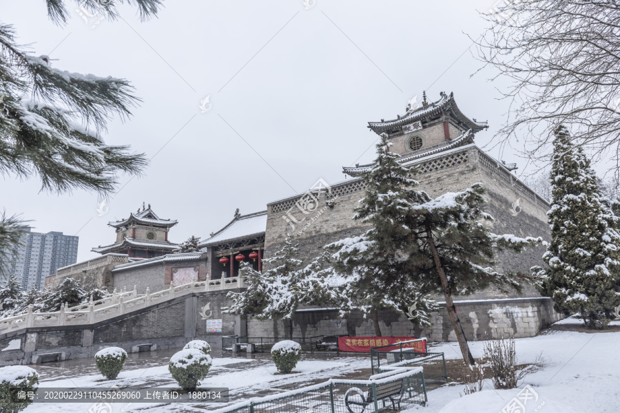 上党门雪景