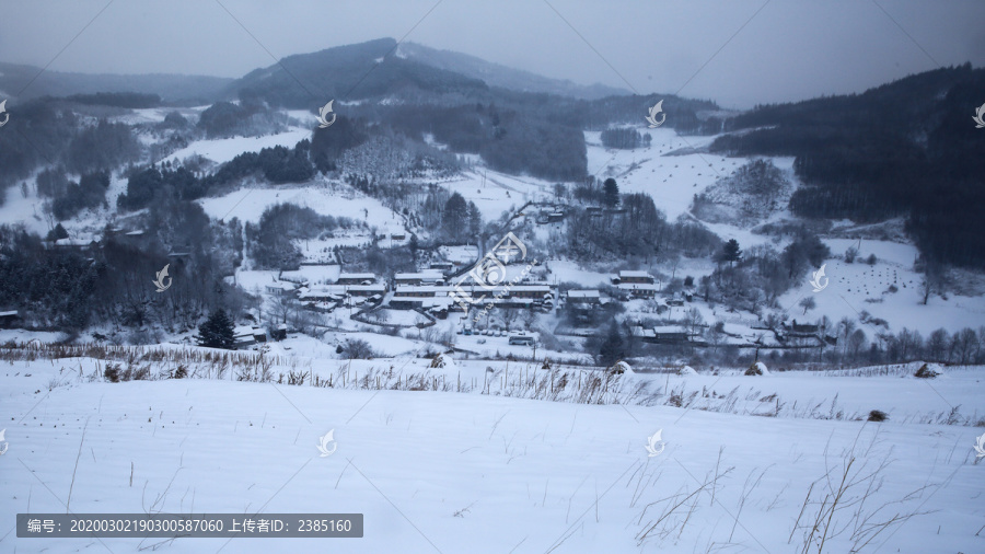 吉林松岭雪村风光