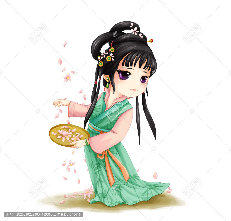 Q版古風(fēng)少女