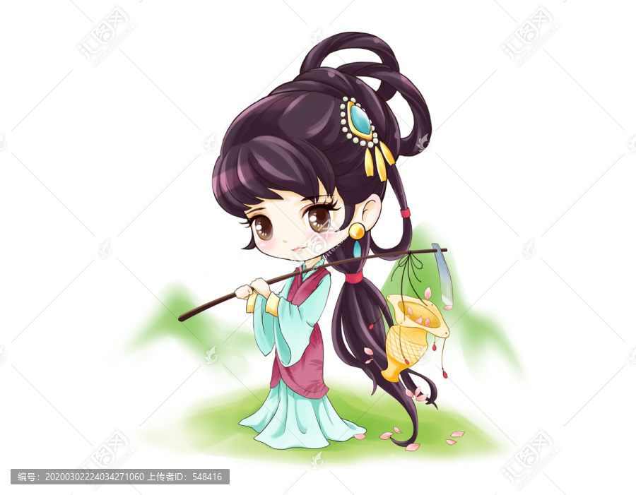 Q版古風(fēng)少女