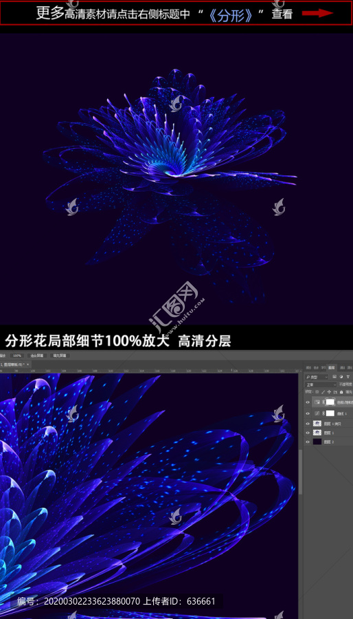 唯美分形花朵