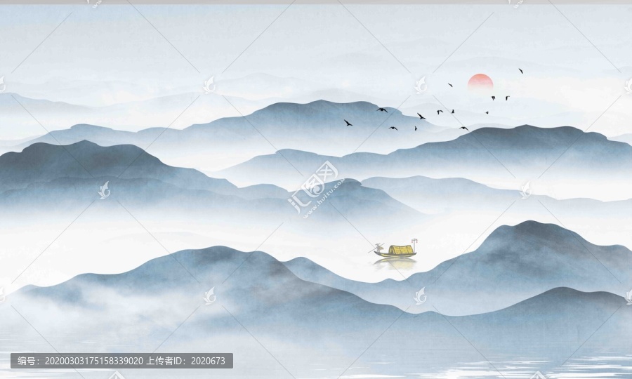 新中式山水