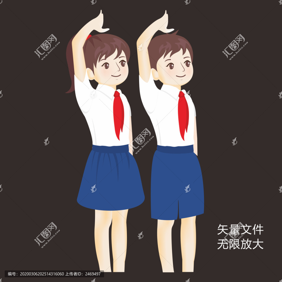 敬禮的學生