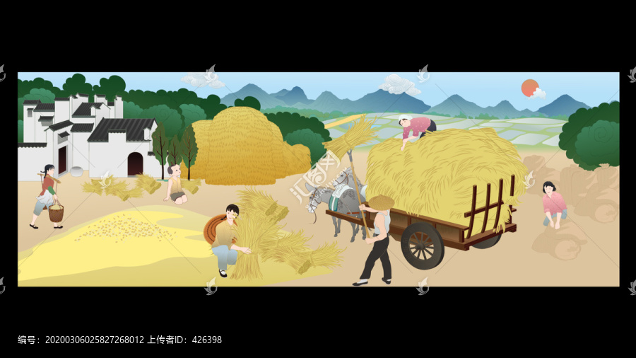農(nóng)家插圖